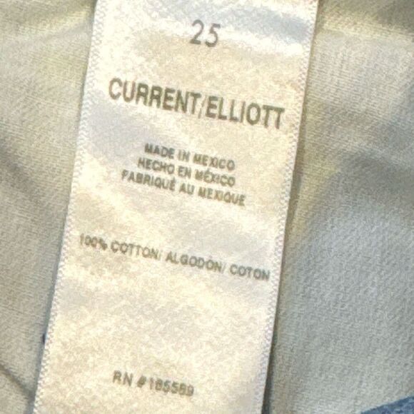 Current Elliott distressed jeans size 25 - Picture 3 of 6